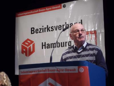 Werner Stapelfeldt in der Bütt Werner Stapelfeldt in der Bütt